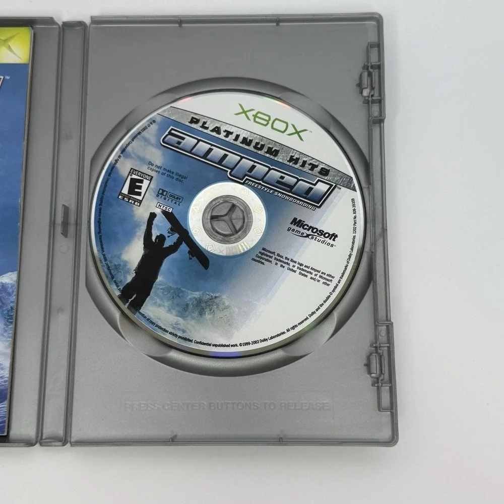 Amped: Freestyle Snowboarding (Microsoft Xbox, 2002) CIB w/ Manual Tested Works